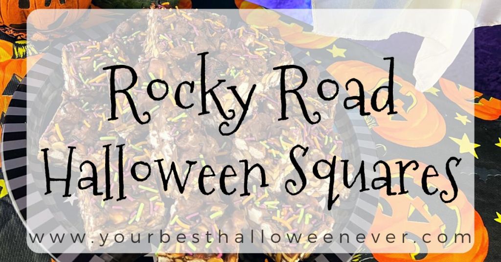 rocky road halloween squares